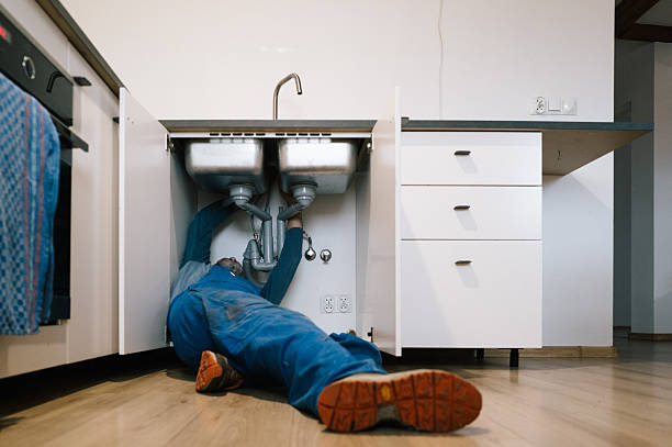 Professional Leak Detection technician working in Mont Belvieu, TX